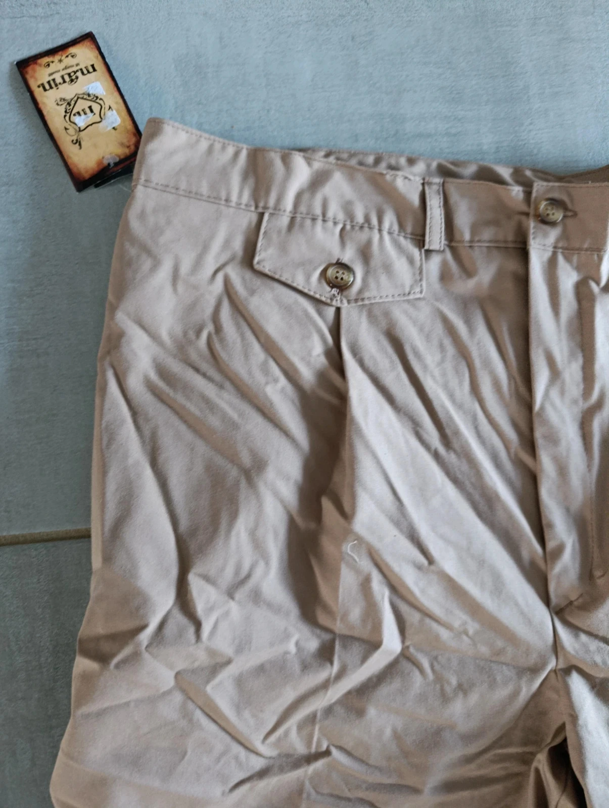 Beige men's shorts C. Marin – Size 54 – New with tag – Made in Spain – photo 4